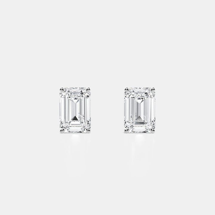 Constanse Emerald-cut Lab-Grown Diamond Stud Earrings