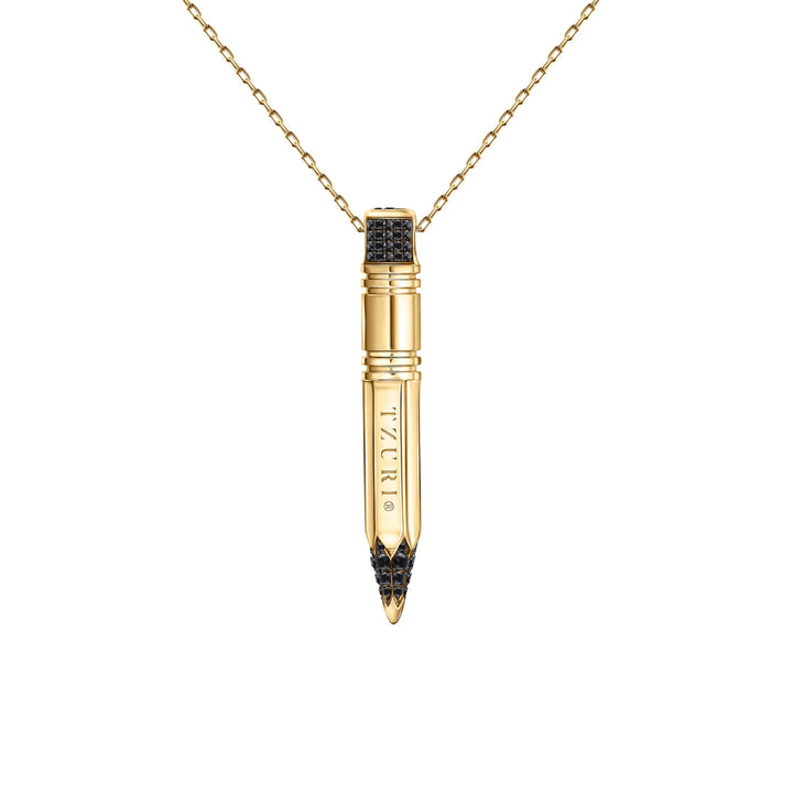The Expression Vertical Necklace® Maxi Noir