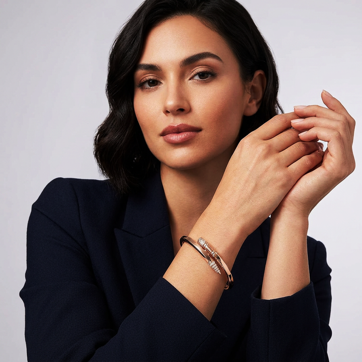 Paris X TZURI Rose Gold-Plated Sterling Silver Travel Collection Bracelet