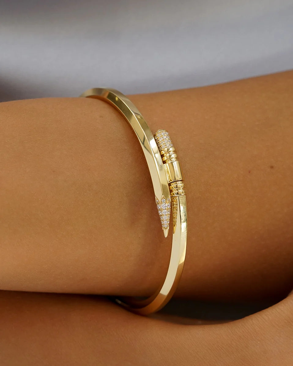 "Signature" Gold Small Expression Bracelet