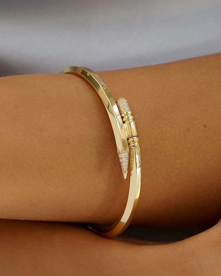 "Signature" Gold Small Expression Bracelet