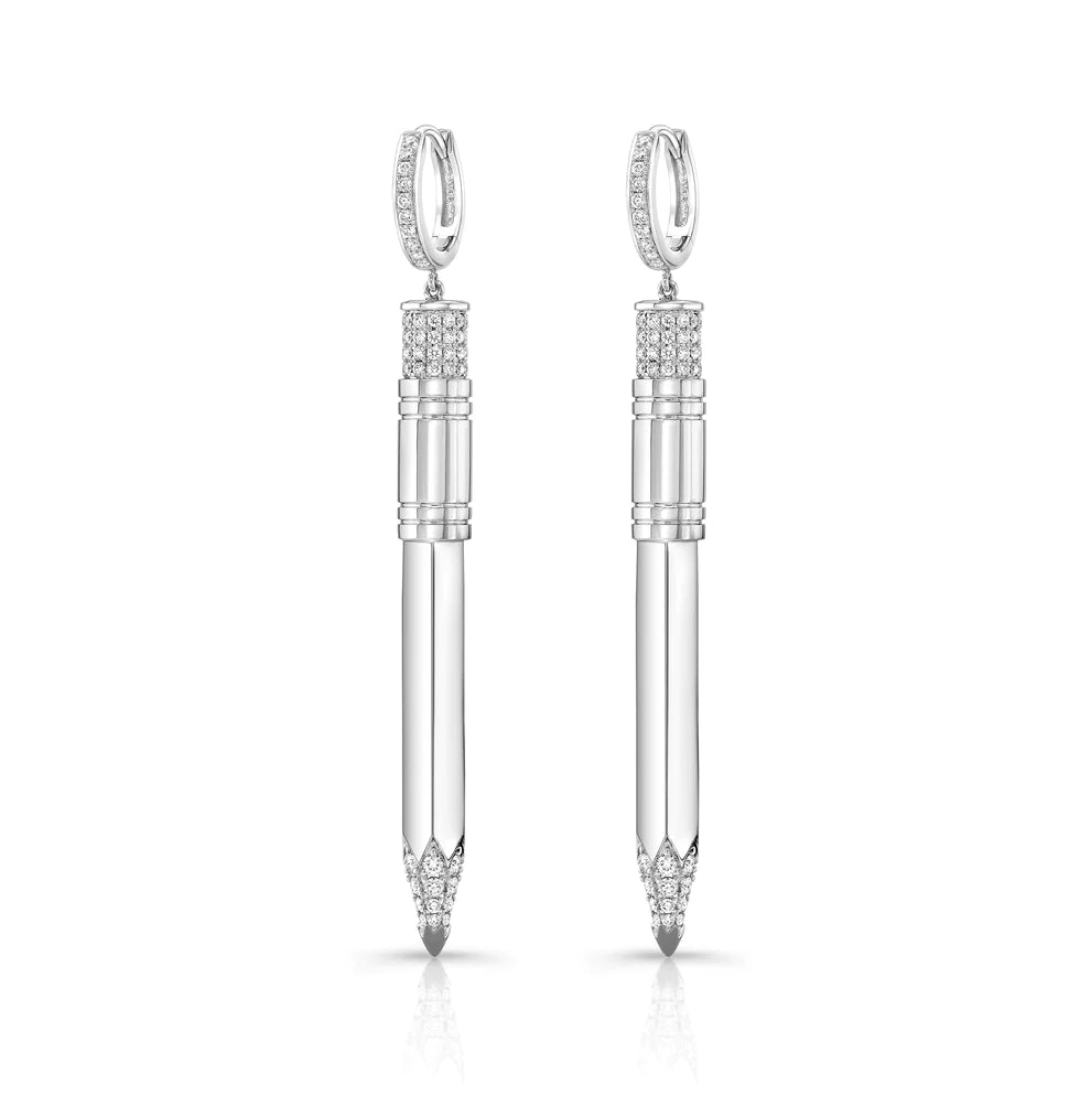 Expression Large Vertical Earrings