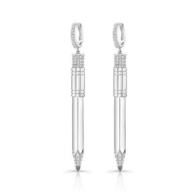 Expression Large Vertical Earrings