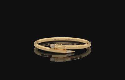 "Signature" Gold Small Expression Bracelet