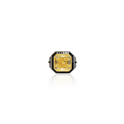 "The Empire" yellow diamond men's ring - Surround Art & Diamonds Jewelry by Surround Art & Diamonds