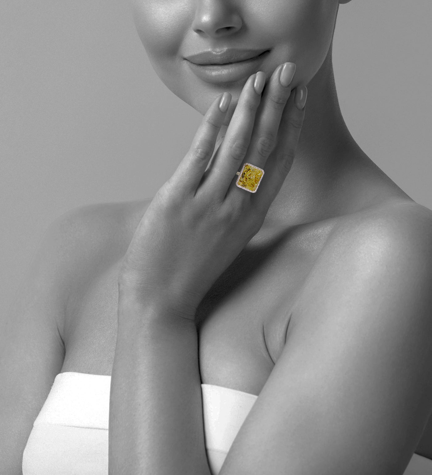 "Splendid time" fancy yellow diamond ring - Surround Art & Diamonds Jewelry by Surround Art & Diamonds