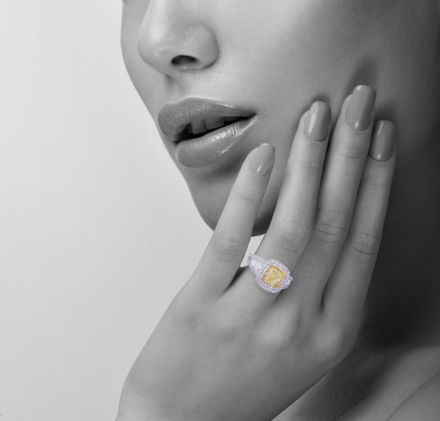 "Andromeda" yellow diamond ring - Surround Art & Diamonds Jewelry by Surround Art & Diamonds