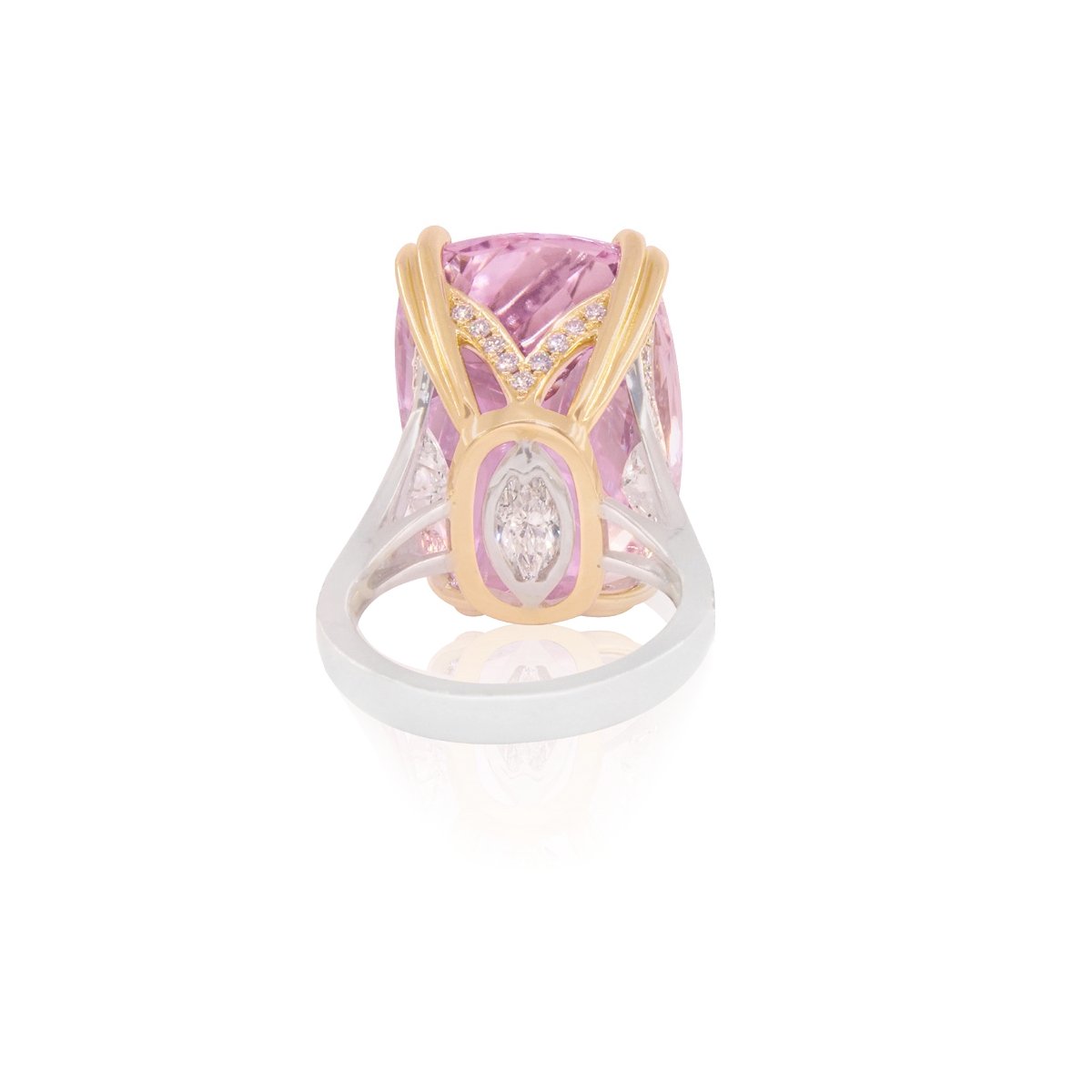 "Ballet" natural pink kunzite ring - Surround Art & Diamonds Jewelry by Surround Art & Diamonds