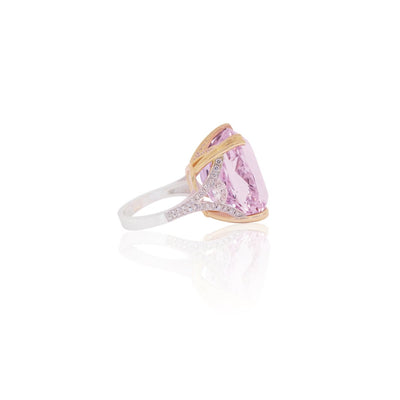"Ballet" natural pink kunzite ring - Surround Art & Diamonds Jewelry by Surround Art & Diamonds