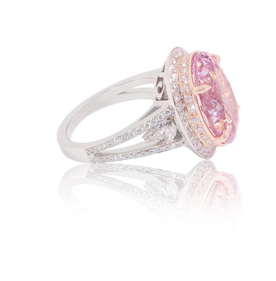 "Brazilian Sunset" natural pink kunzite ring - Surround Art & Diamonds Jewelry by Surround Art & Diamonds