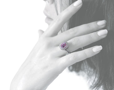 "Her Majesty" pink tourmaline ring - Surround Art & Diamonds Jewelry by Surround Art & Diamonds