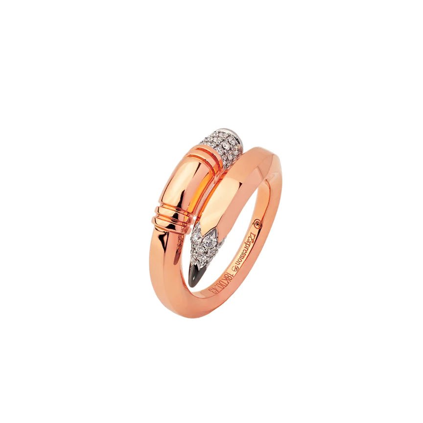 Medium "Signature" Ring - Surround Art & Diamonds Jewelry by TZURI