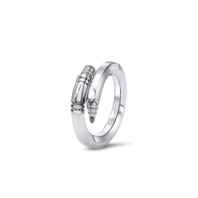 Small "Signature" Ring - Surround Art & Diamonds Jewelry by TZURI