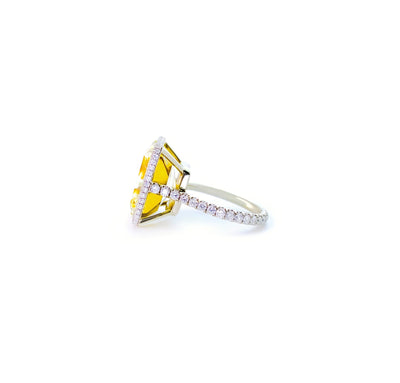 "Splendid time" fancy yellow diamond ring - Surround Art & Diamonds Jewelry by Surround Art & Diamonds